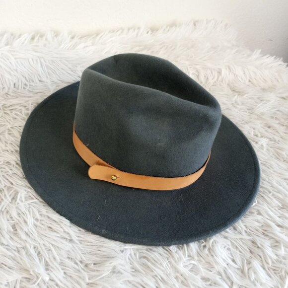 Lack of Color Free People Rocco Hat Wool CHARCOAL GRAY SIZE S-M - Picture 2 of 10